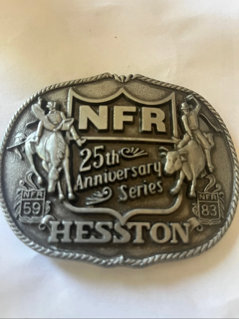 1st Edition 1983 Hesston NFR Buckle